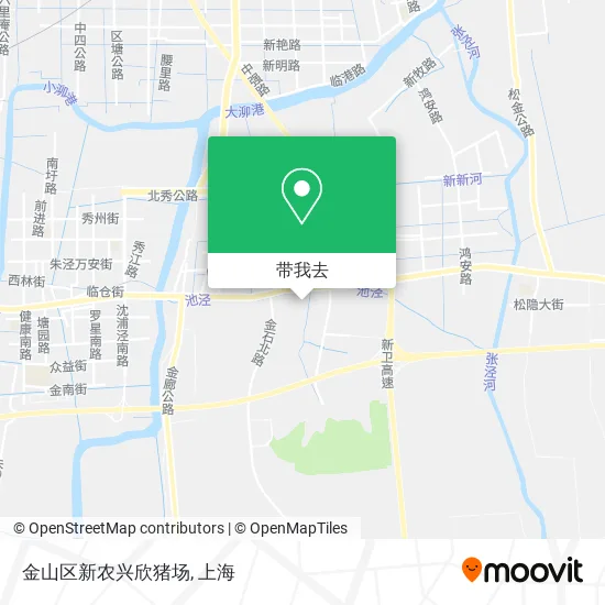 金山区新农兴欣猪场地图
