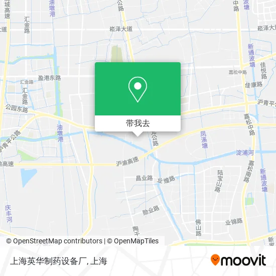 上海英华制药设备厂地图