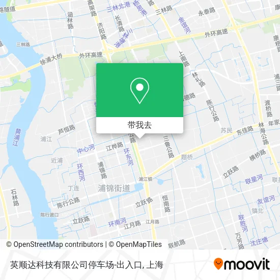 英顺达科技有限公司停车场-出入口地图