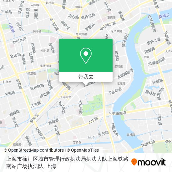 上海市徐汇区城市管理行政执法局执法大队上海铁路南站广场执法队地图