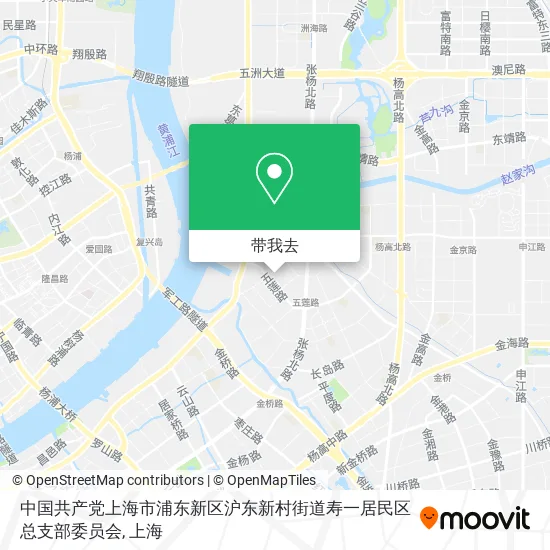 中国共产党上海市浦东新区沪东新村街道寿一居民区总支部委员会地图