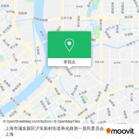 上海市浦东新区沪东新村街道寿光路第一居民委员会地图
