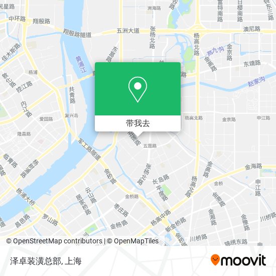 泽卓装潢总部地图