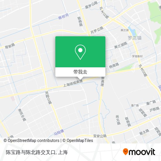 陈宝路与陈北路交叉口地图