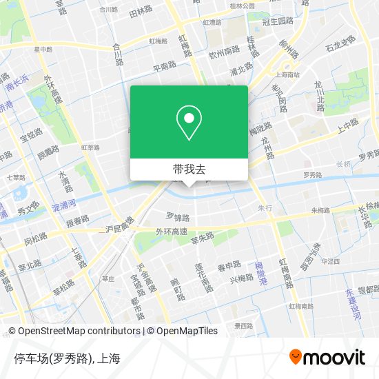 停车场(罗秀路)地图