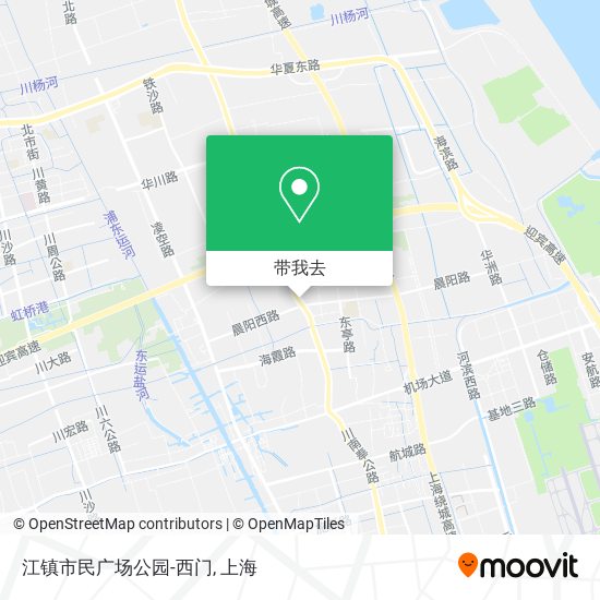 江镇市民广场公园-西门地图