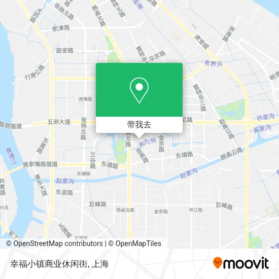 幸福小镇商业休闲街地图