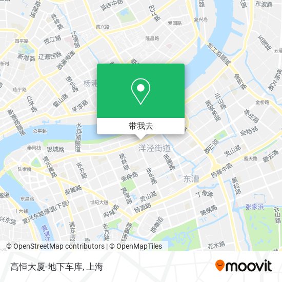 高恒大厦-地下车库地图