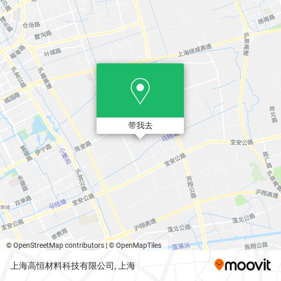 上海高恒材料科技有限公司地图