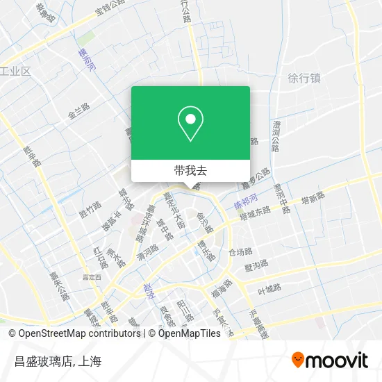 昌盛玻璃店地图