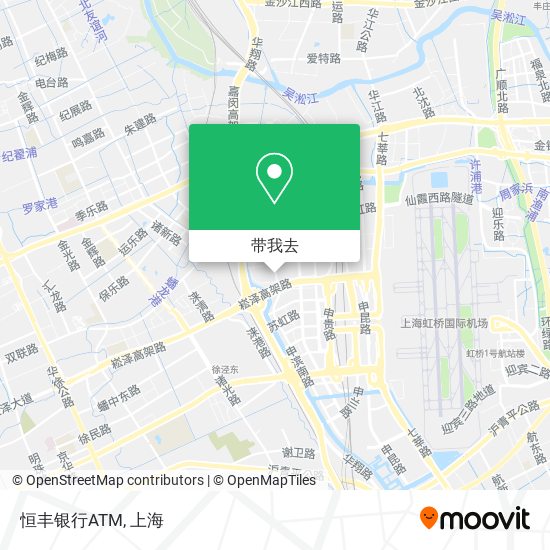 恒丰银行ATM地图