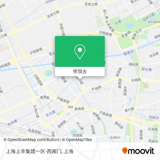 上海上丰集团一区-西南门地图