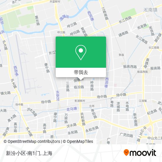 新汾小区-南1门地图