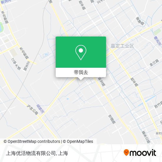 上海优活物流有限公司地图