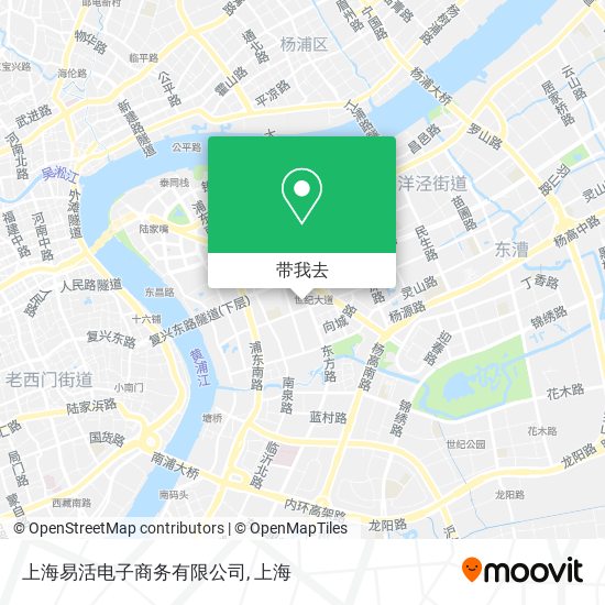 上海易活电子商务有限公司地图