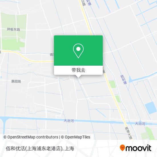 佰和优活(上海浦东老港店)地图