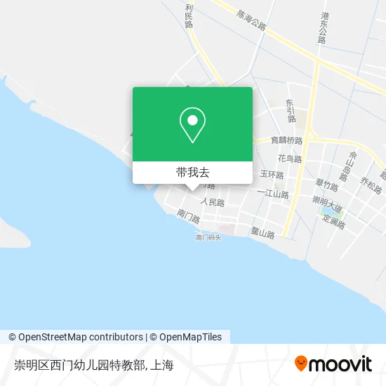 崇明区西门幼儿园特教部地图