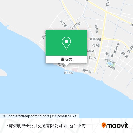 上海崇明巴士公共交通有限公司-西北门地图