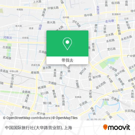 中国国际旅行社(大华路营业部)地图