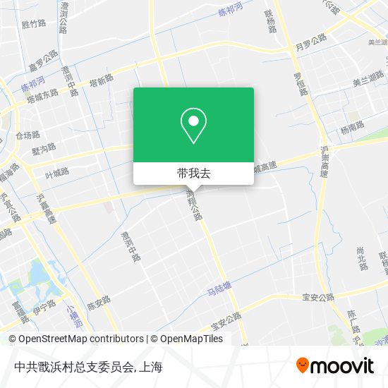 中共戬浜村总支委员会地图