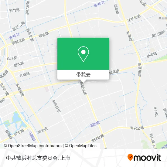 中共戬浜村总支委员会地图