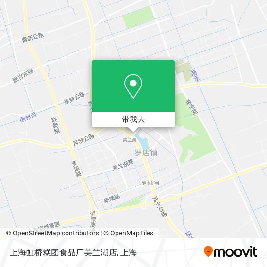 上海虹桥糕团食品厂美兰湖店地图