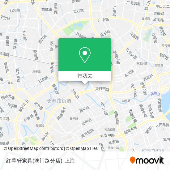 红萼轩家具(澳门路分店)地图