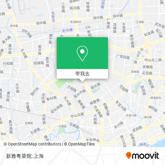 新雅粤菜馆地图