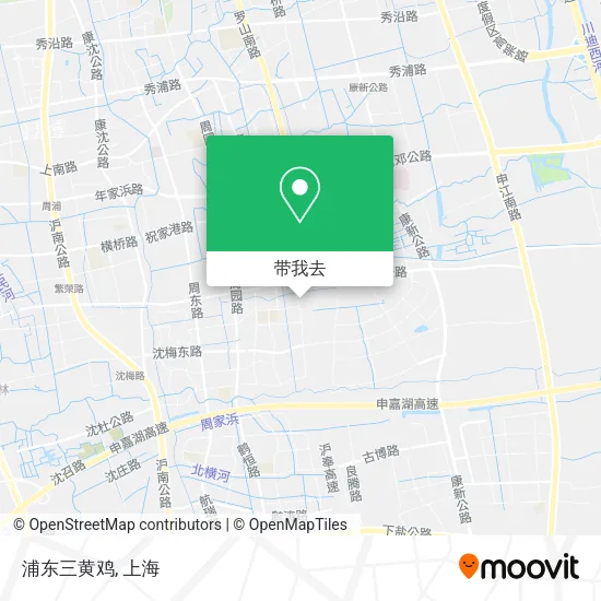 浦东三黄鸡地图