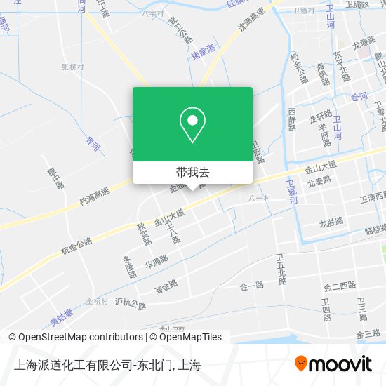 上海派道化工有限公司-东北门地图