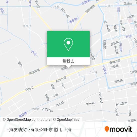 上海友助实业有限公司-东北门地图