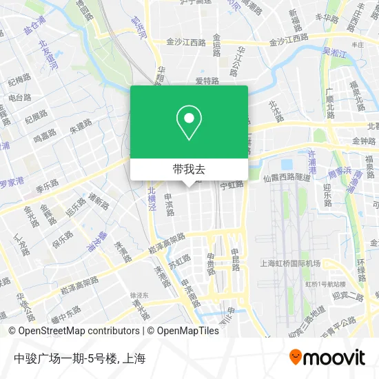 中骏广场一期-5号楼地图