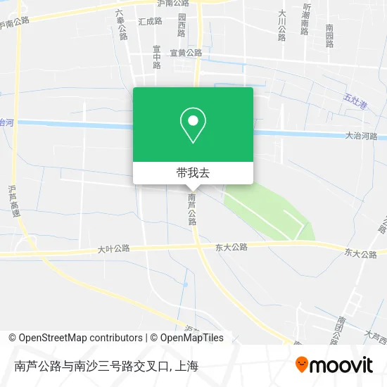 南芦公路与南沙三号路交叉口地图