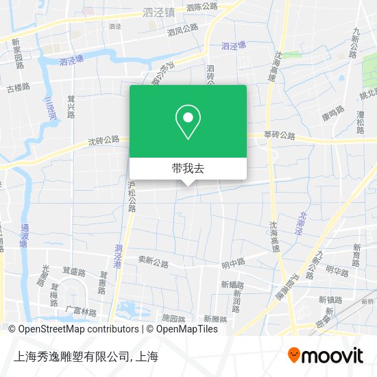 上海秀逸雕塑有限公司地图