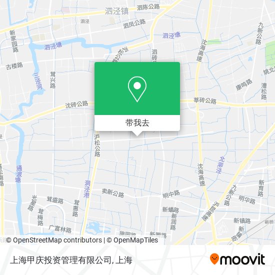上海甲庆投资管理有限公司地图