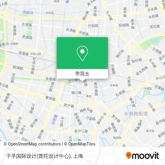 子孚国际设计(普陀设计中心)地图