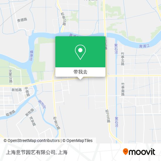 上海意节园艺有限公司地图