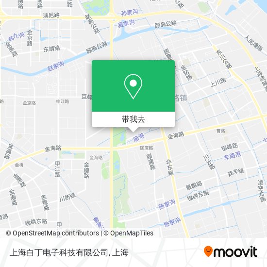 上海白丁电子科技有限公司地图