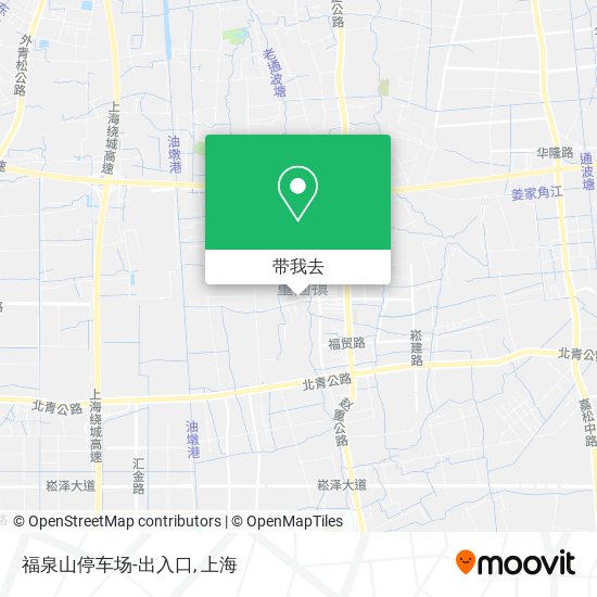 福泉山停车场-出入口地图