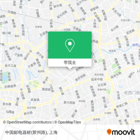 中国邮电器材(胶州路)地图