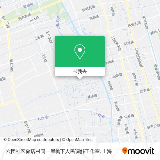 六团社区储店村同一屋檐下人民调解工作室地图