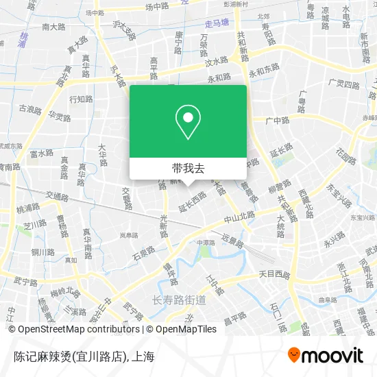 陈记麻辣烫(宜川路店)地图
