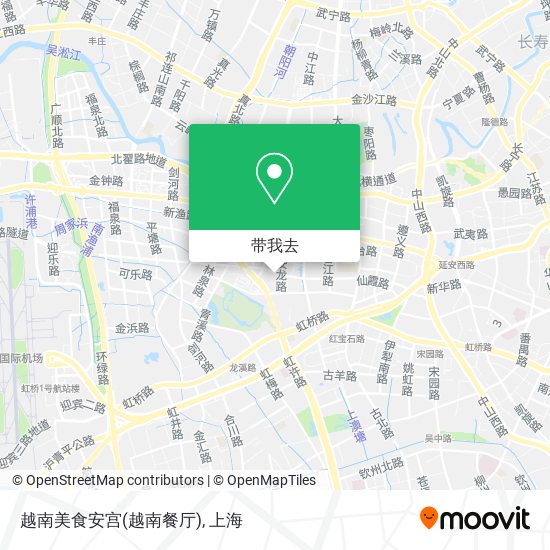 越南美食安宫(越南餐厅)地图