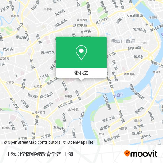 上戏剧学院继续教育学院地图