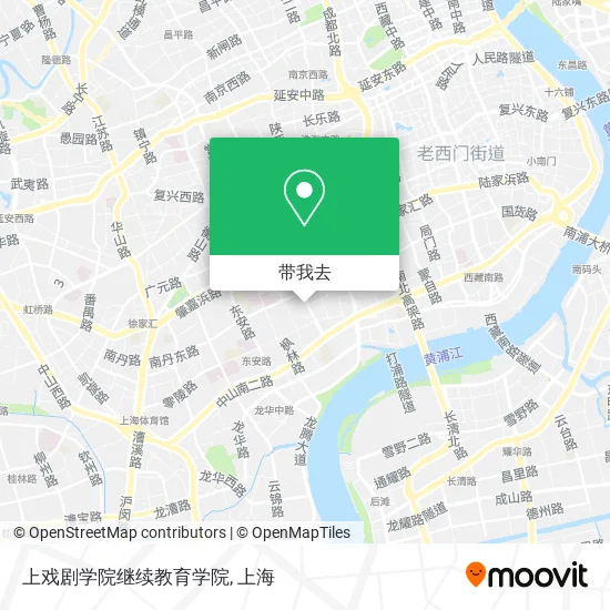 上戏剧学院继续教育学院地图