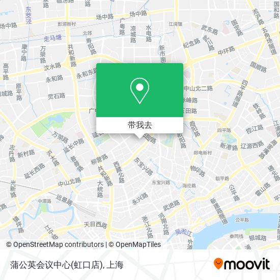 蒲公英会议中心(虹口店)地图