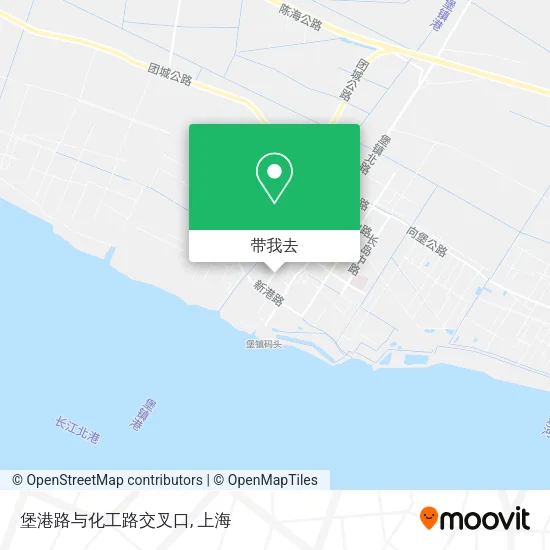 堡港路与化工路交叉口地图
