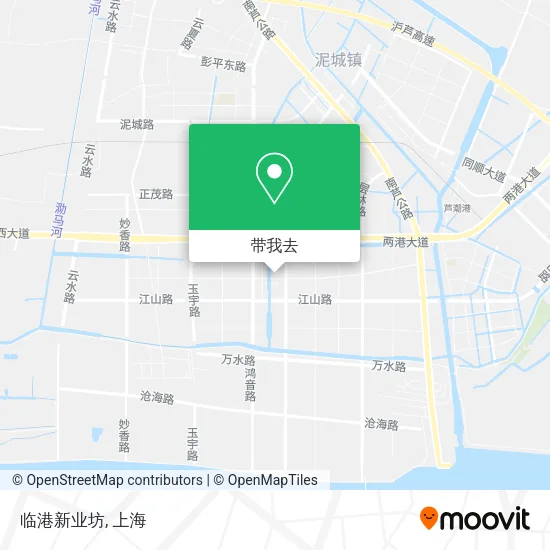 临港新业坊地图