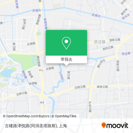 古楼路泽悦路(同润圣塔路斯)地图