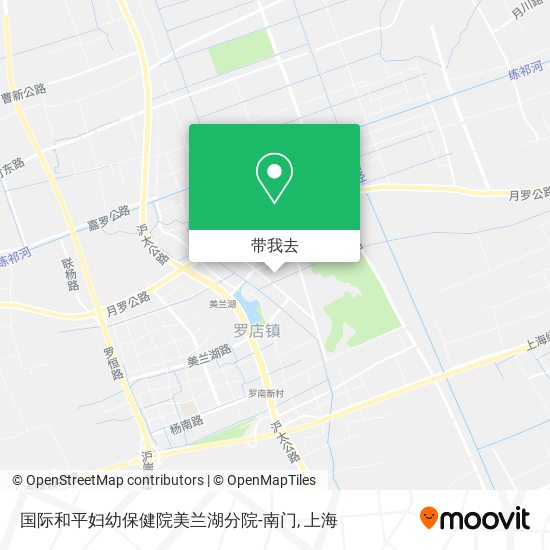 国际和平妇幼保健院美兰湖分院-南门地图